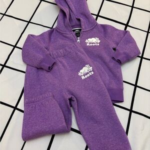 Roots Baby Vibrant Purple Tracksuit